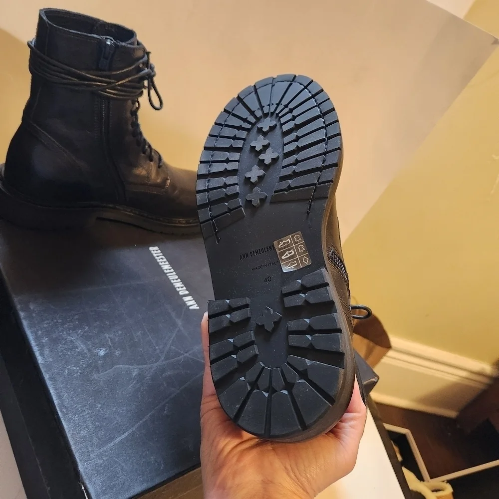 ANN Demeulemeester laced up boots size 40 BNWB